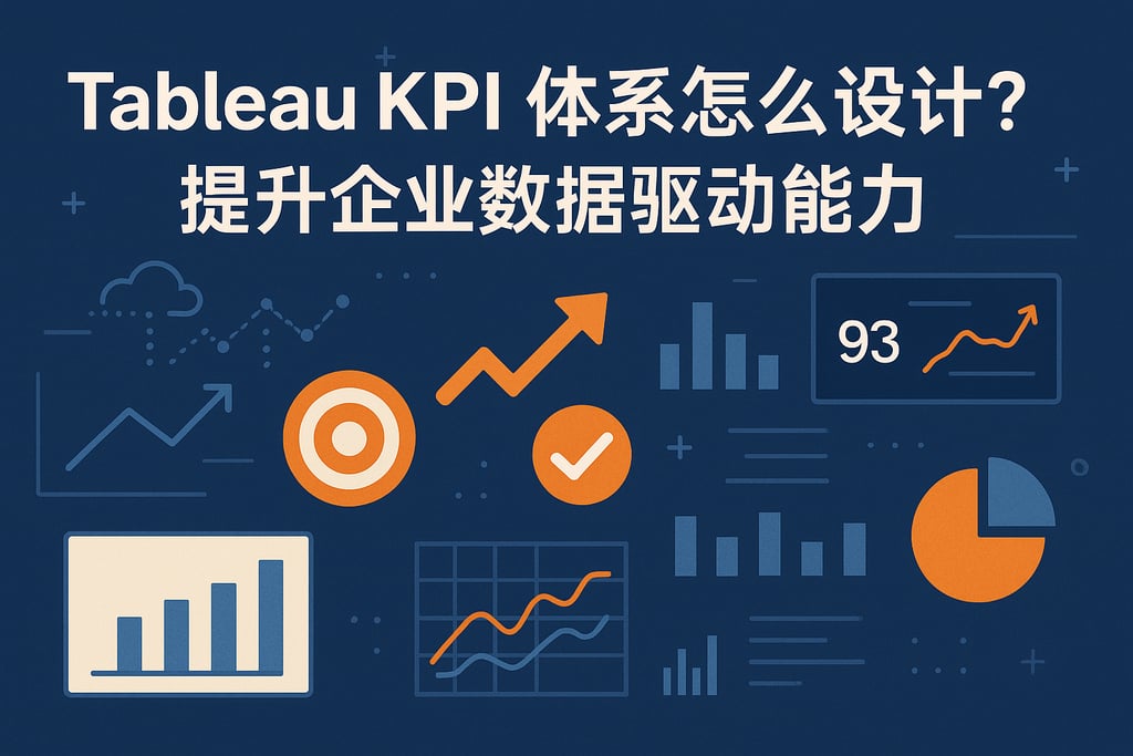 Tableau KPI体系怎么设计？提升企业数据驱动能力